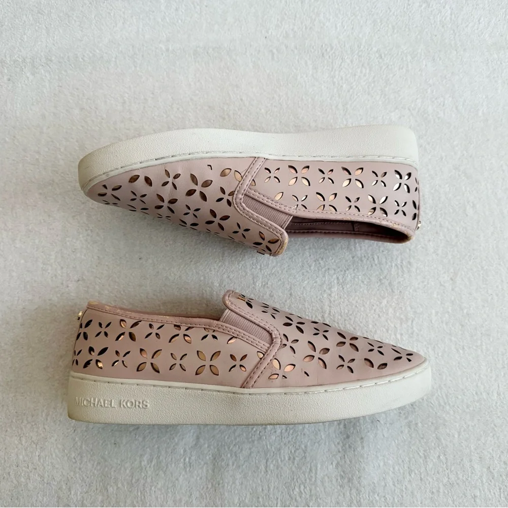Michael Kors Light Pink Slip on Sneakers Size 7.5